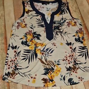 Naif Floral Sleeveless Top Size S